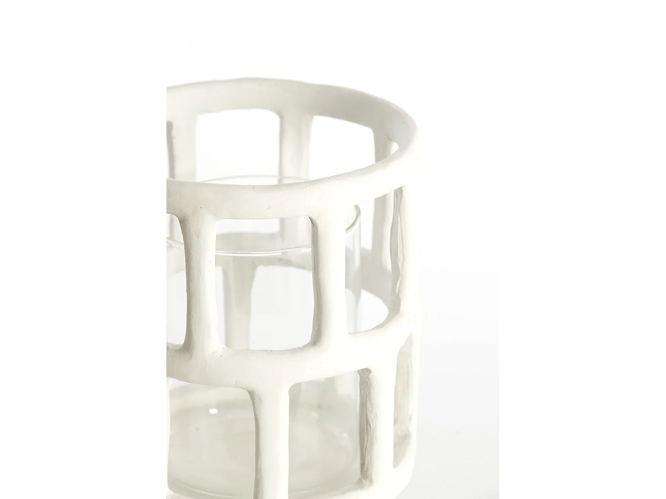 Lanterne ALIMOS - Ø18,5x34,5cm - Blanc