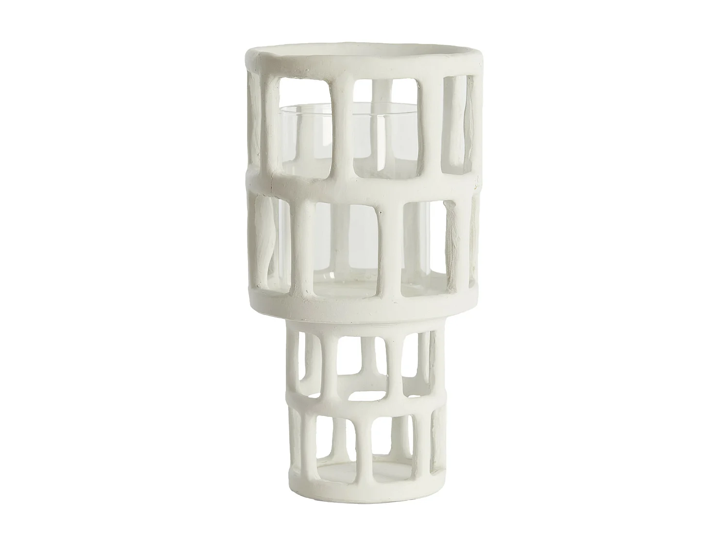 Farol ALIMOS - Ø18,5x34,5cm - Blanco