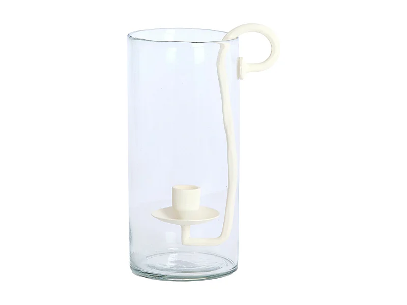 Windlicht DOLEGA - 17.5x13x28.5cm - Helder