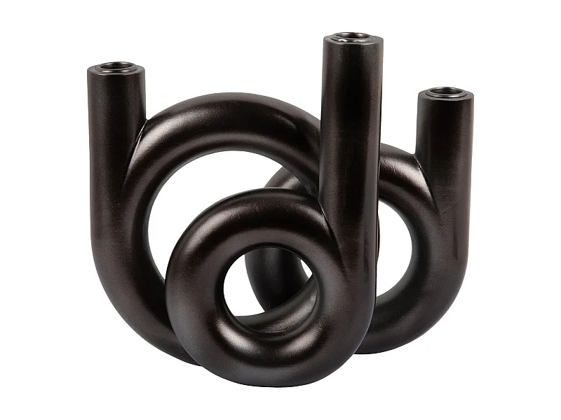 Kerzenständerringe Medium - Metallic Dunkelgrau