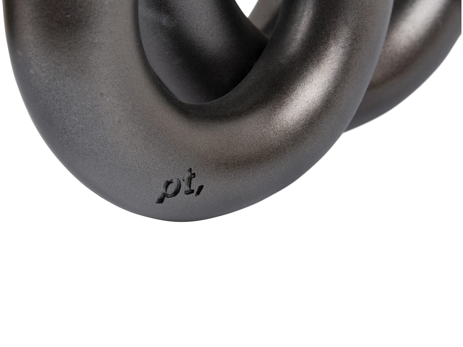 Anillos de candelabro medianos - Gris oscuro metalizado