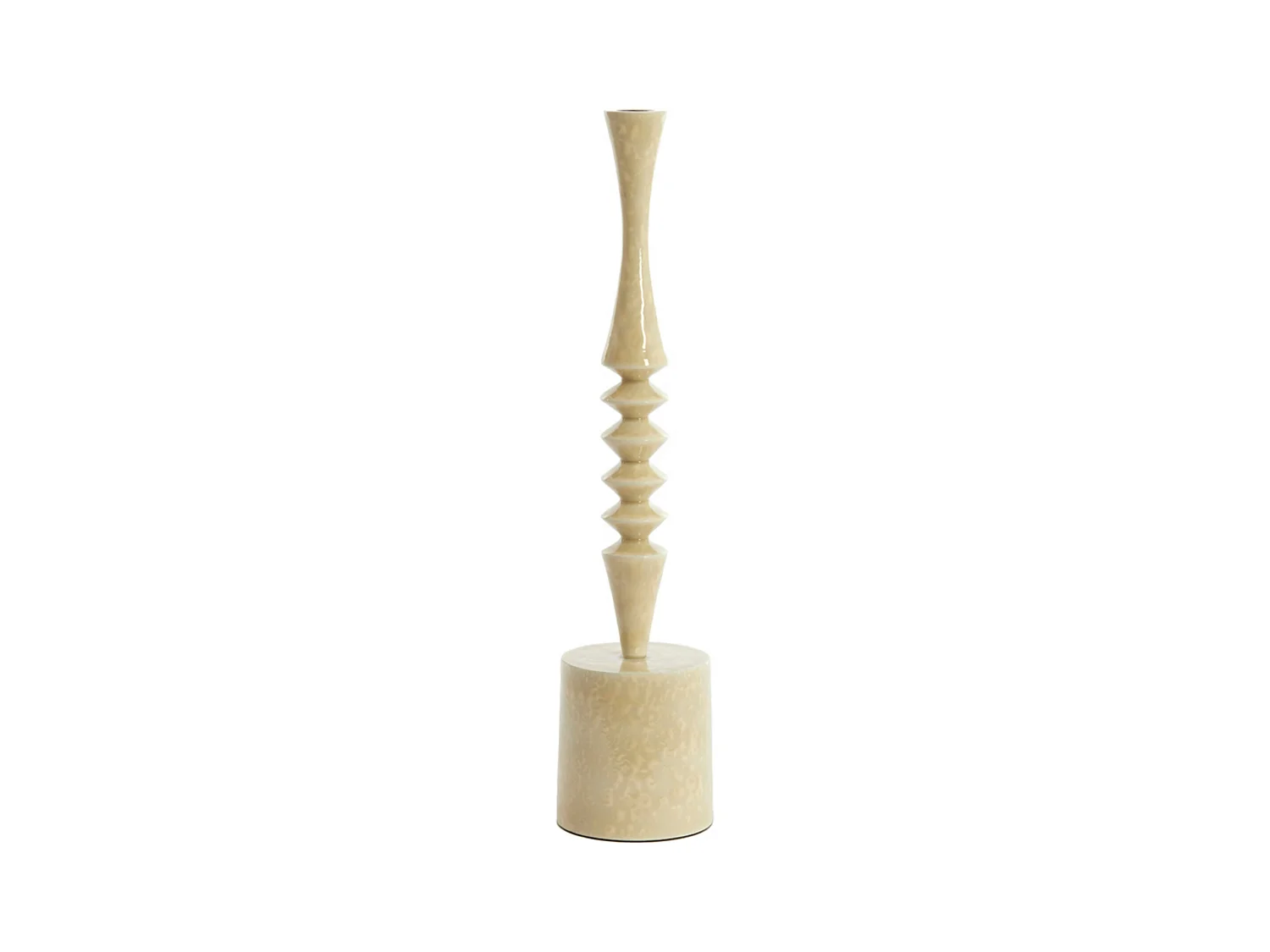 Bougeoir MISTRY - Ø10x45cm - Marron