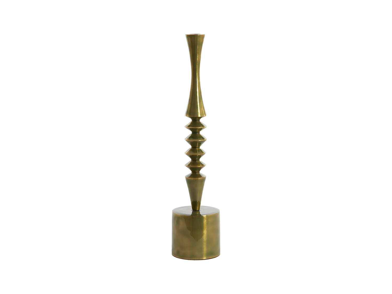 Bougeoir MISTRY - Ø10x45cm - Vert