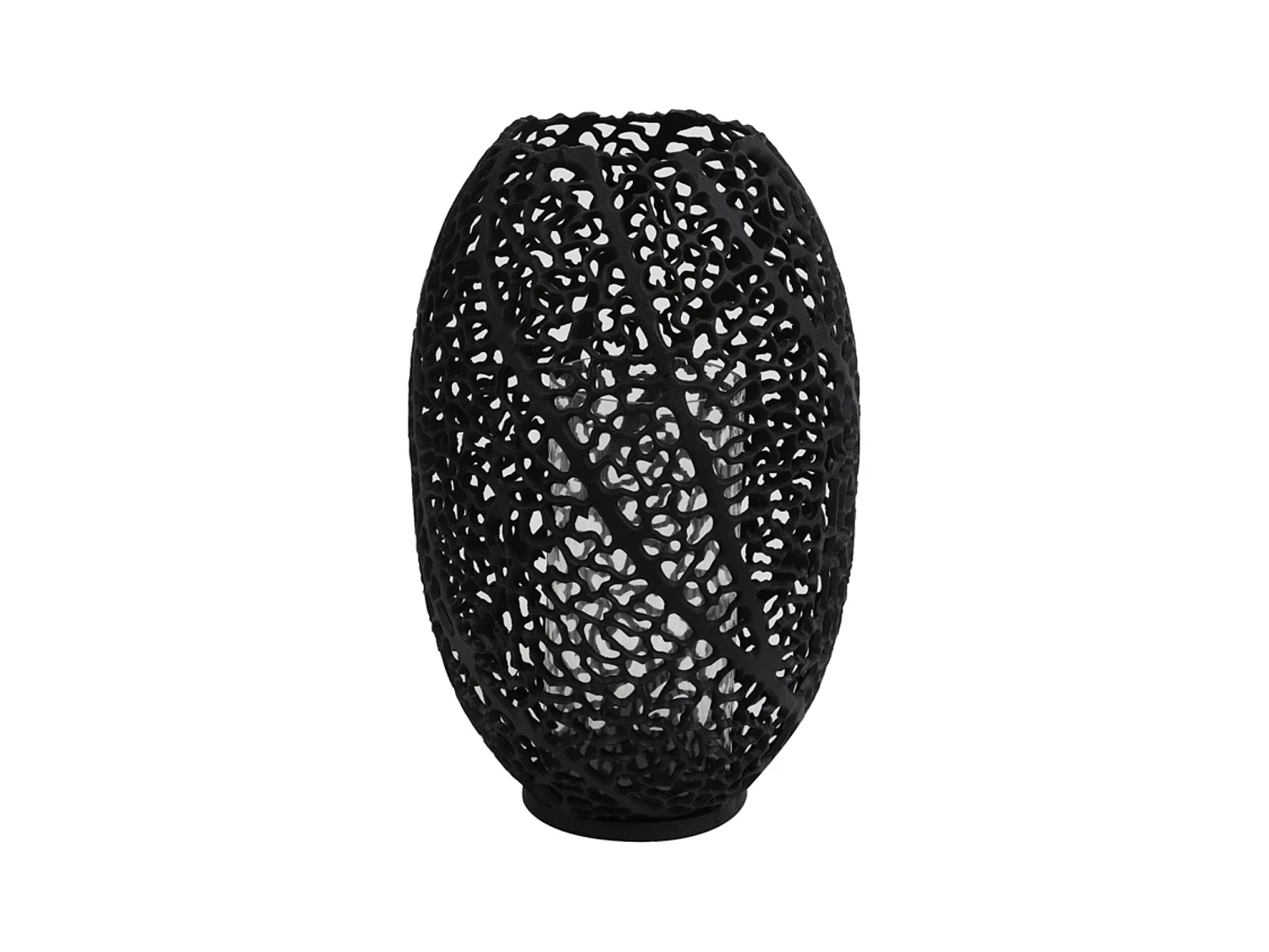 Lampe à vent SINULA - Ø25,5x38cm - Noir