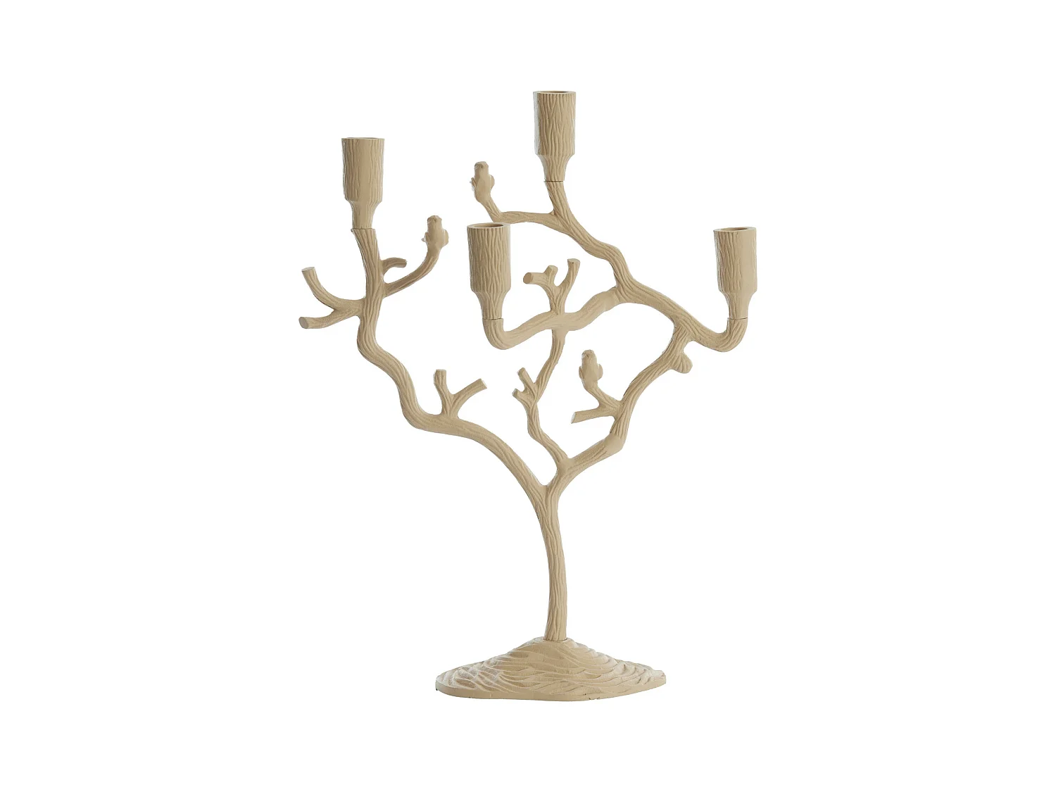 Bougeoir JARDIA - 35x14x47cm - Marron