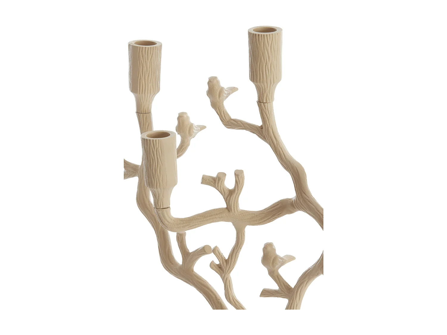 Bougeoir JARDIA - 35x14x47cm - Marron