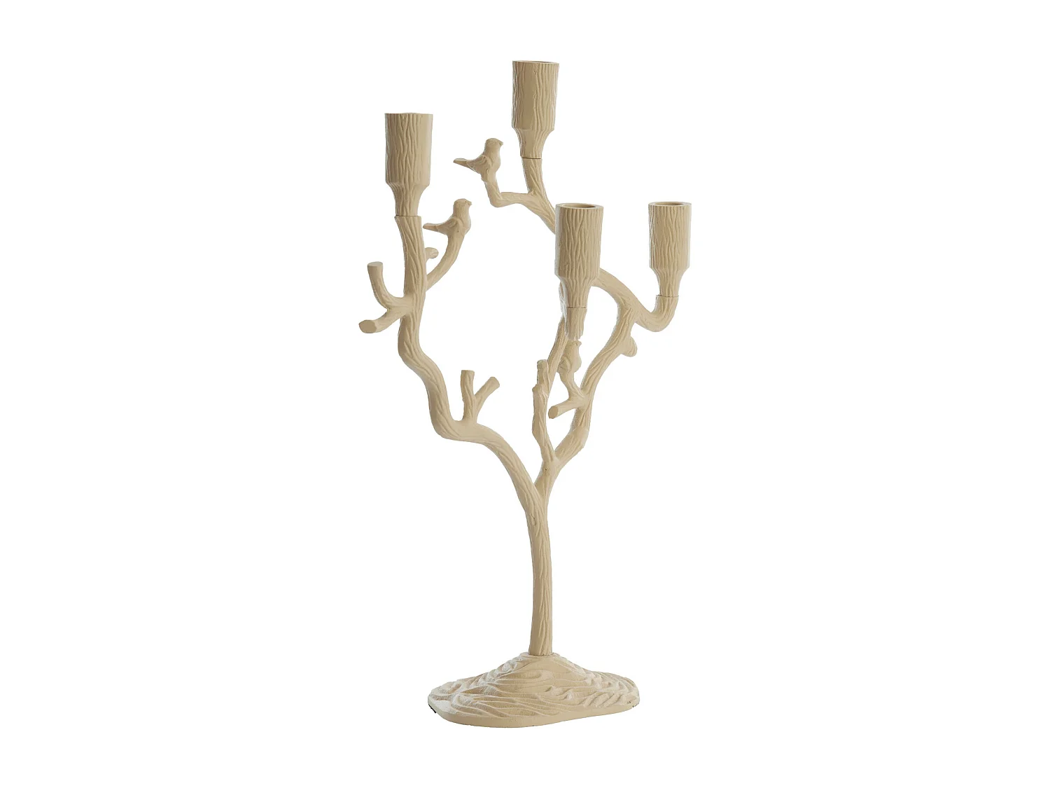 Bougeoir JARDIA - 35x14x47cm - Marron