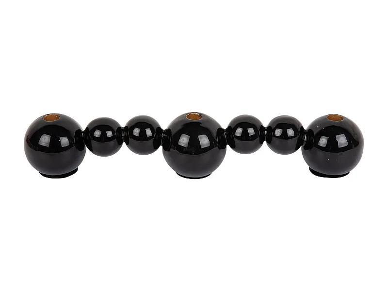 Kandelaar Bubbles Straight - Zwart