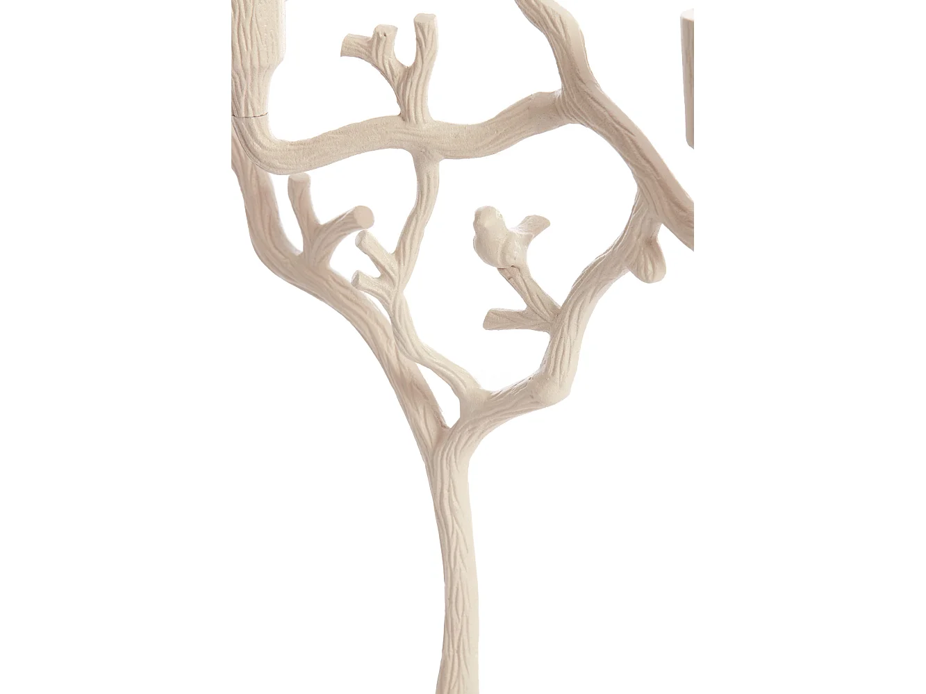 Bougeoir JARDIA - 35x14x47cm - Blanc