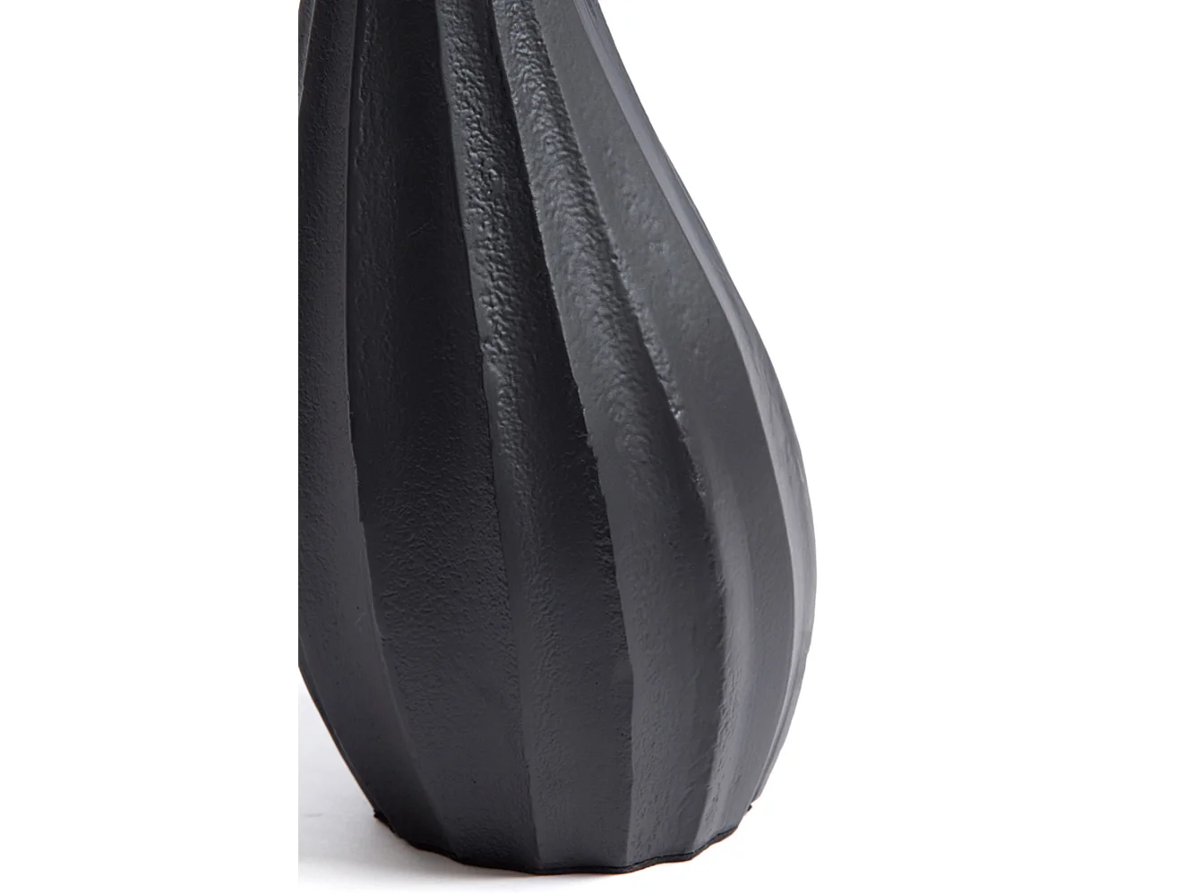 Bougeoir NYOKO - Ø11x26cm - Noir