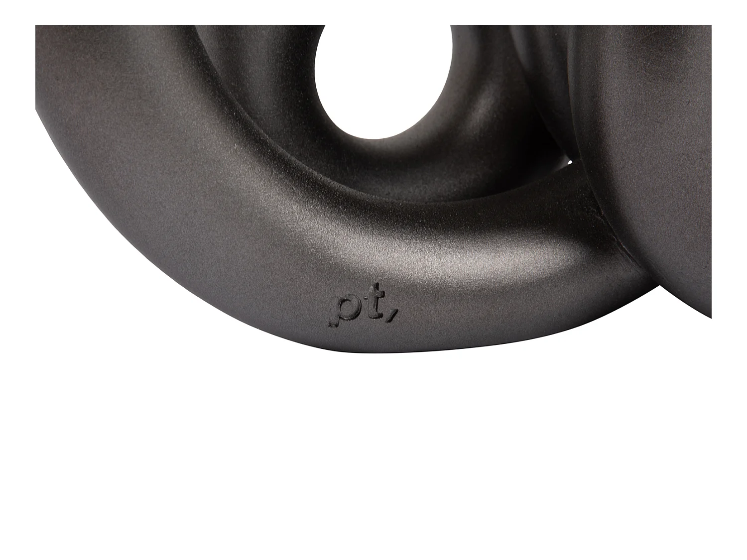 Grands anneaux pour chandeliers - Gris foncé métallisé