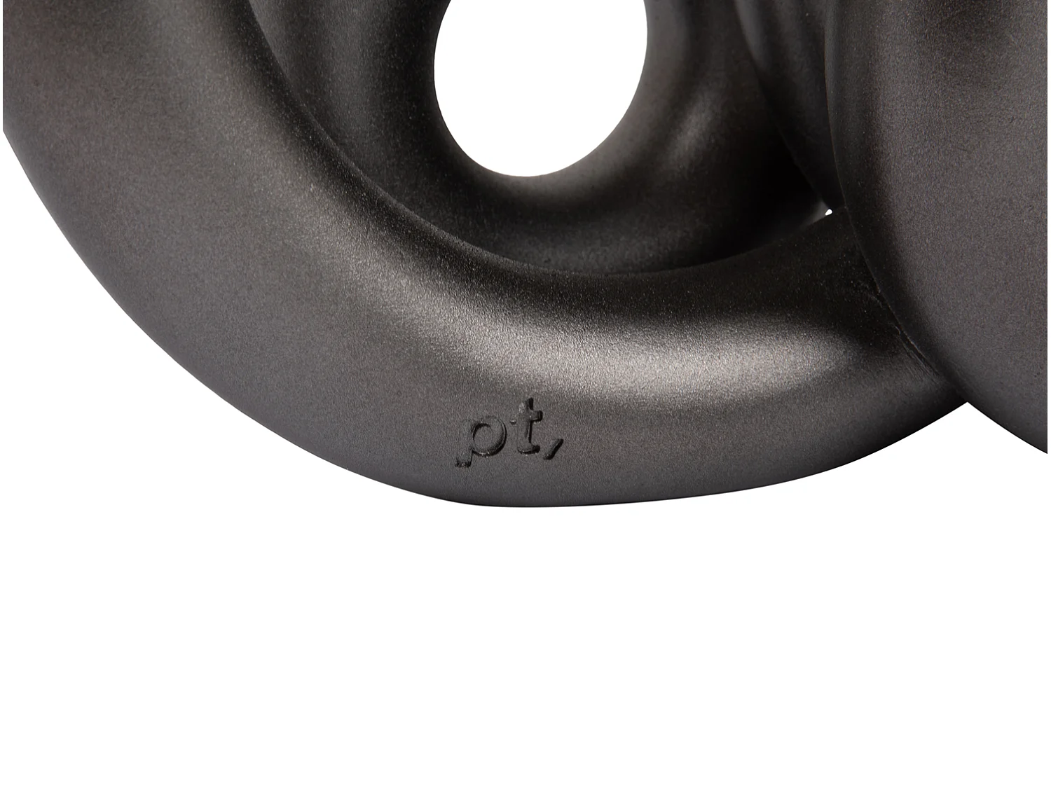 Kerzenständerringe Groß - Metallic Dunkelgrau