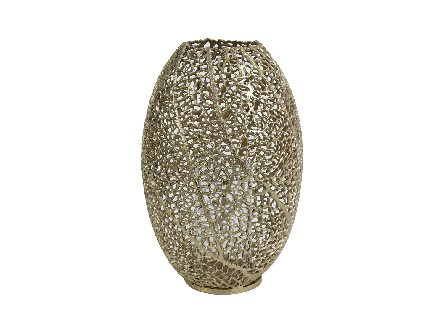 Lampe à vent SINULA - Ø33x51cm - Doré