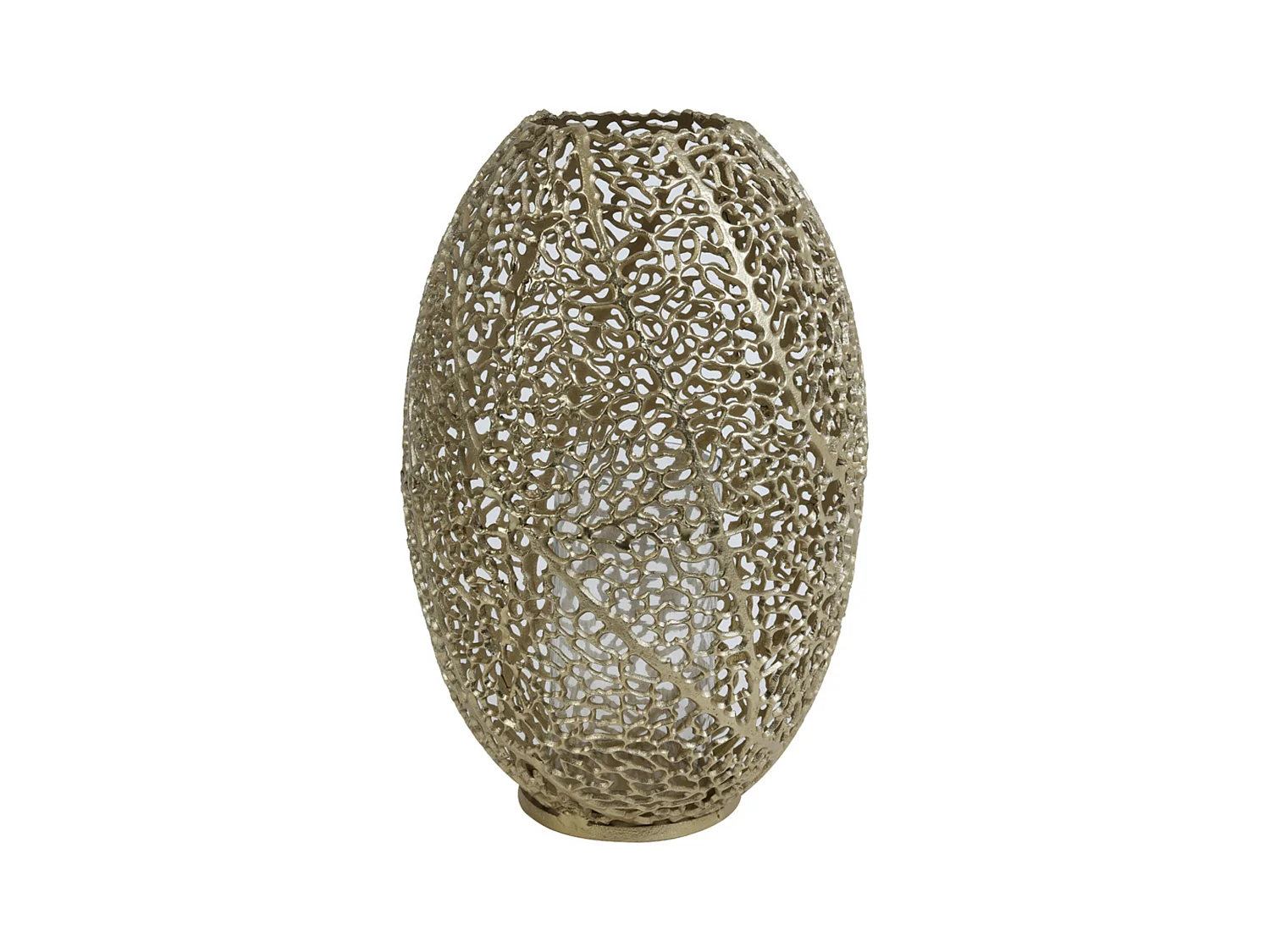 Lampe à vent SINULA - Ø33x51cm - Doré