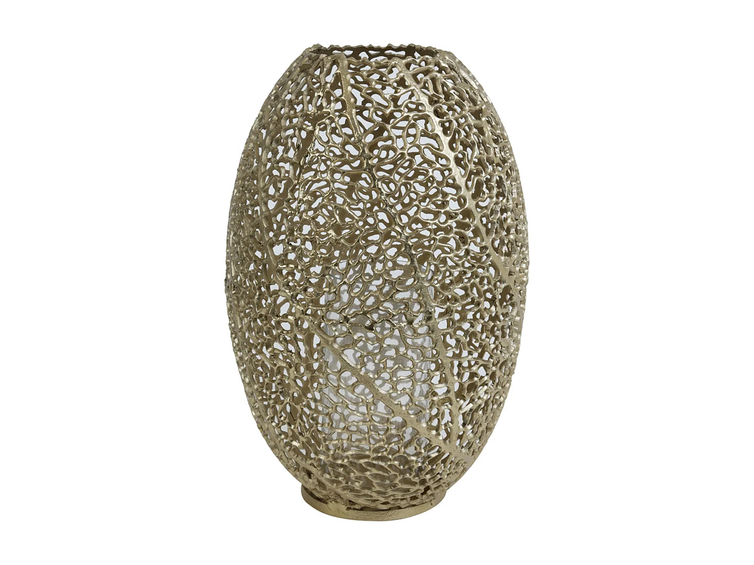 Lampe à vent SINULA - Ø33x51cm - Doré