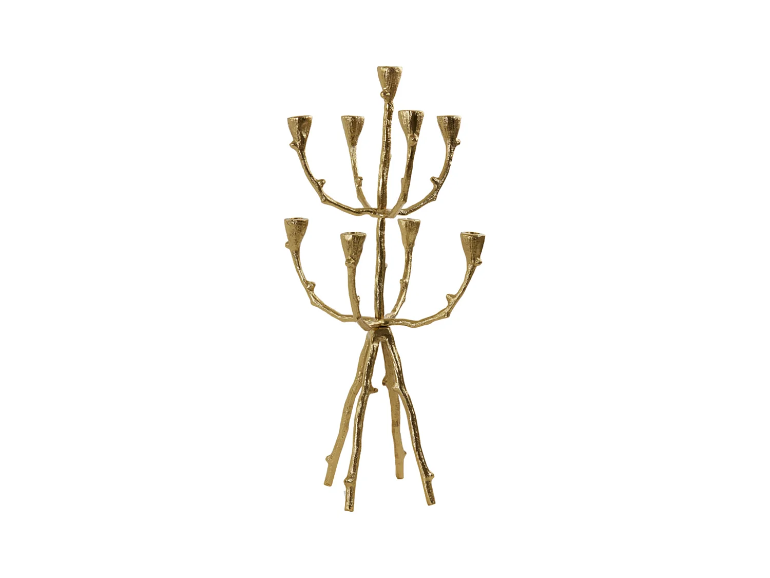 Bougeoir RANICA - Ø29x63,5cm - Doré