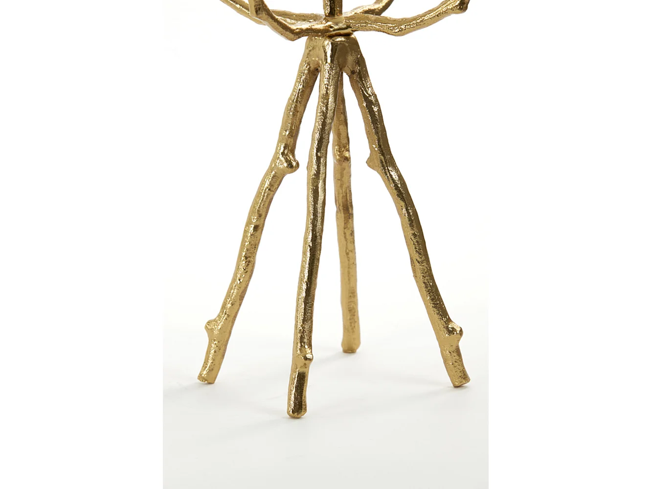 Bougeoir RANICA - Ø29x63,5cm - Doré