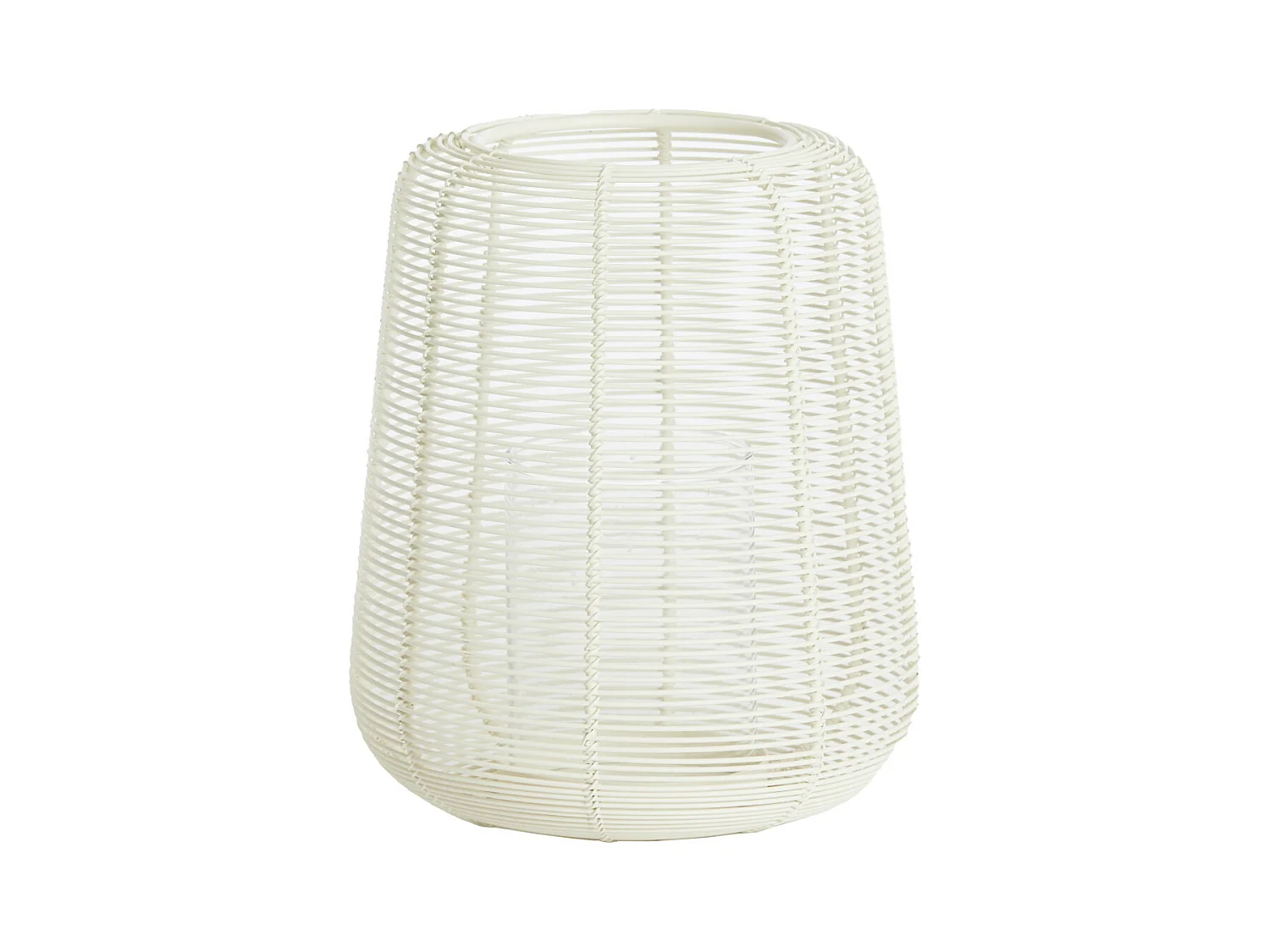 Windlicht ADETA - Ø18x21cm - Wit