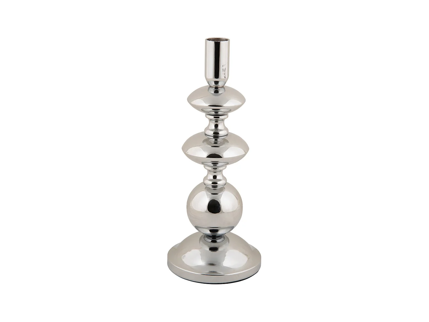 Bougeoir Dazzle Large - Chromé