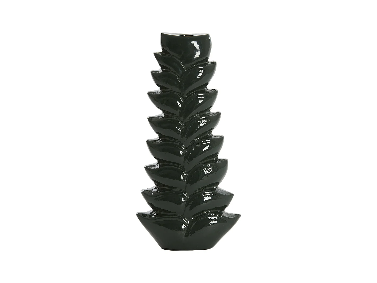 Bougeoir BATALIO - 16x7x30cm - Vert
