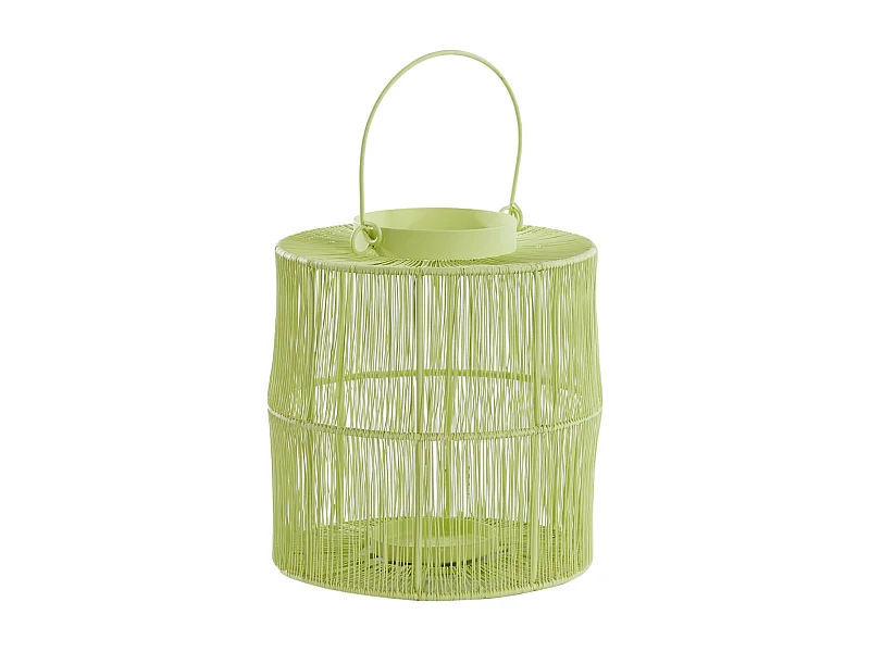 Windlicht MOLVENO - Ø21x23cm - Groen