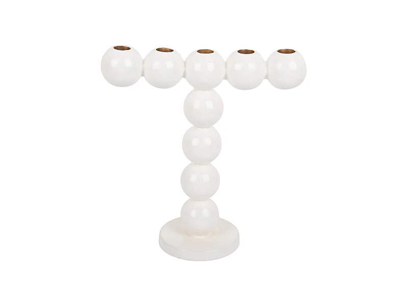 Chandelier Bulles Hautes - Blanc