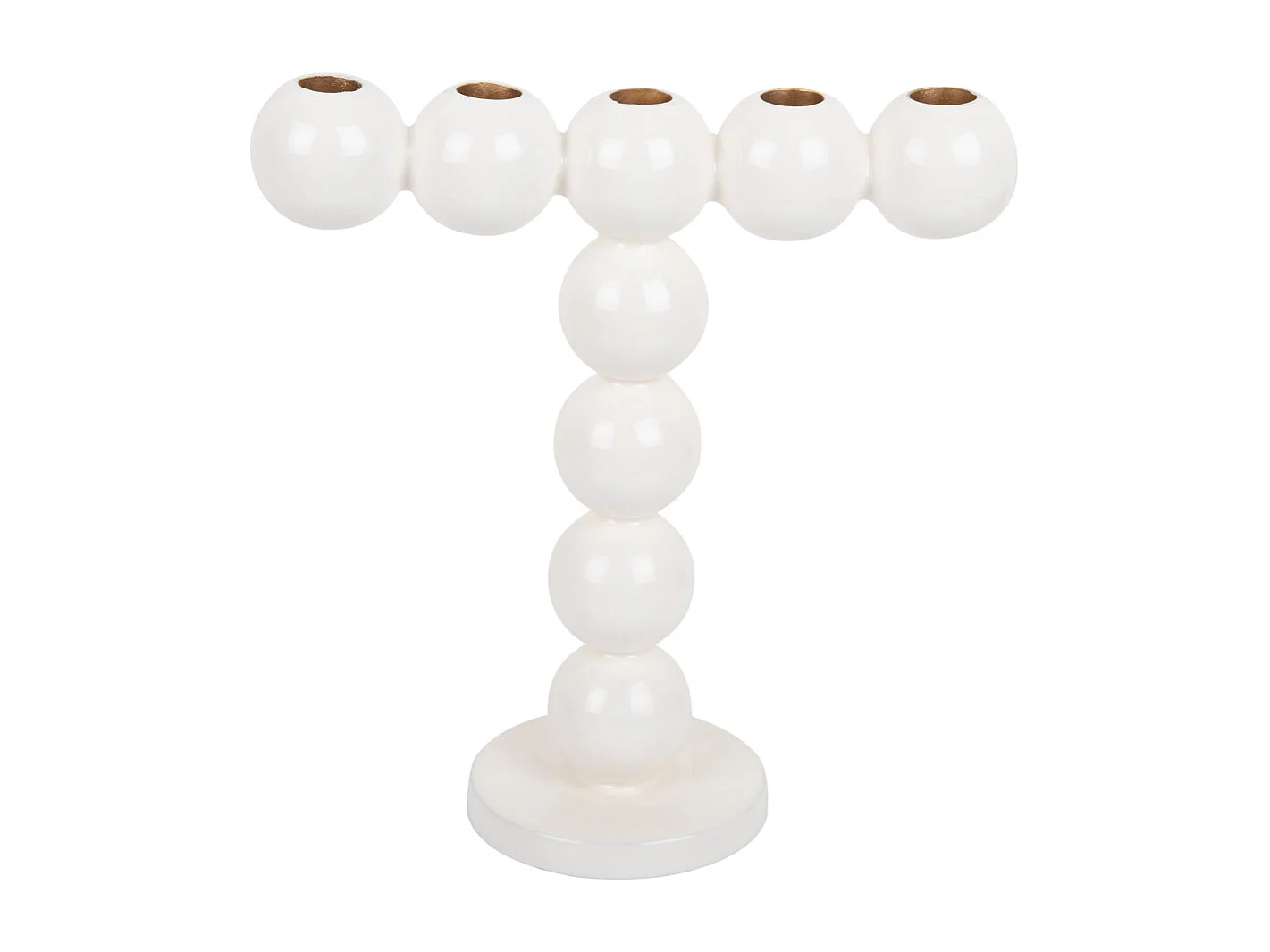 Chandelier Bulles Hautes - Blanc