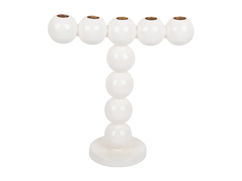 Chandelier Bulles Hautes - Blanc