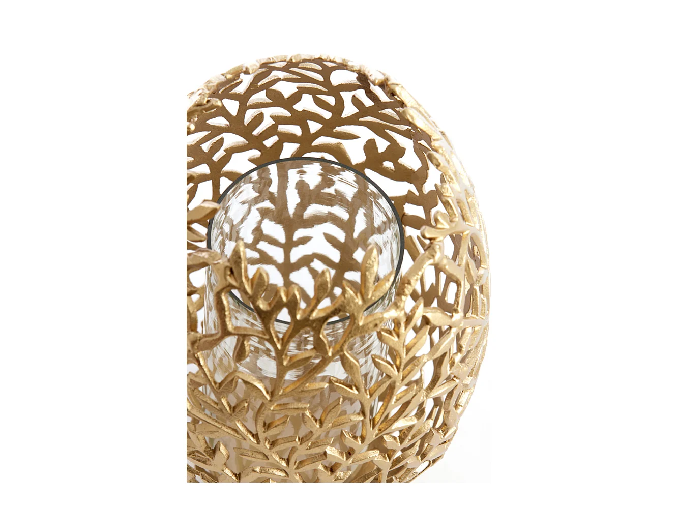 Lanterne FAMARO - Ø33x51cm - Or