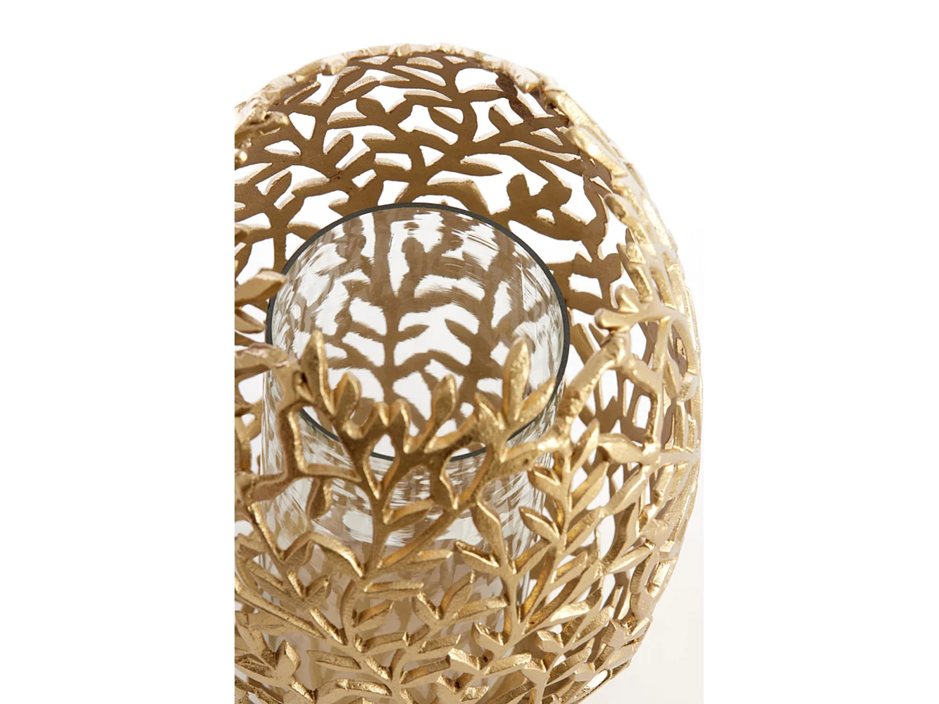 Lanterne FAMARO - Ø25x39cm - Or