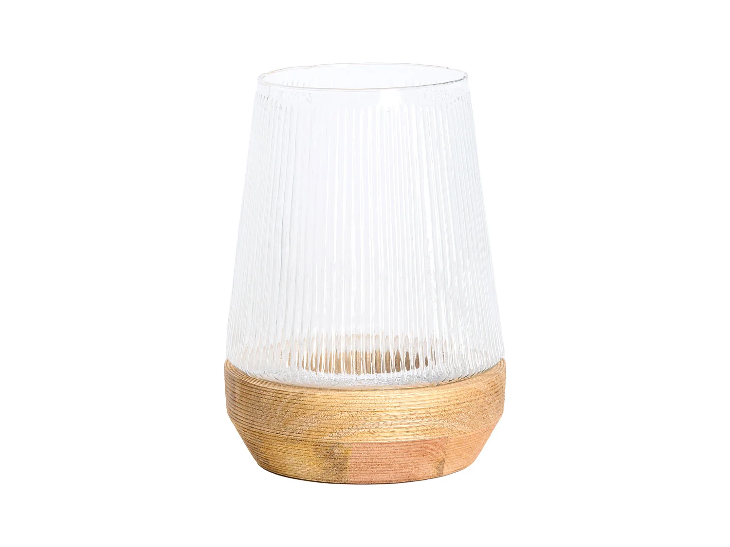 Lanterne MINAS - Ø22x30cm - Marron