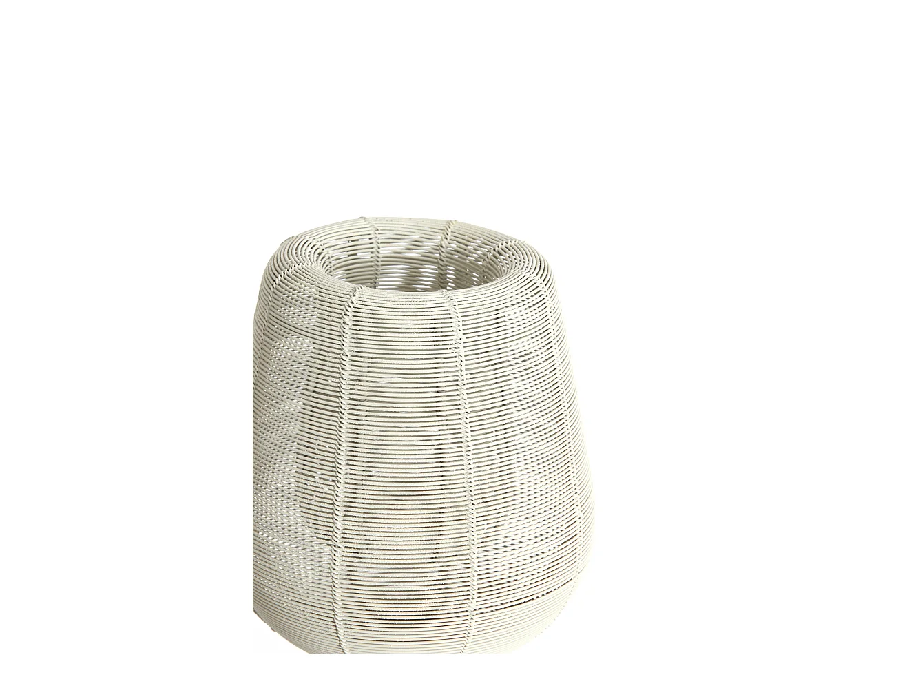 Lanterne FELLINI - Ø18x41,5cm - Blanche