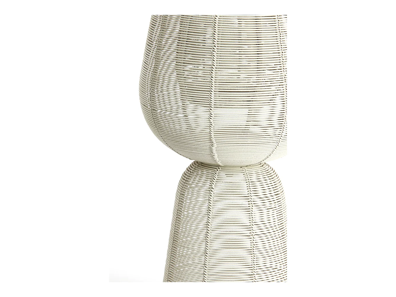 Lanterne FELLINI - Ø18x41,5cm - Blanche