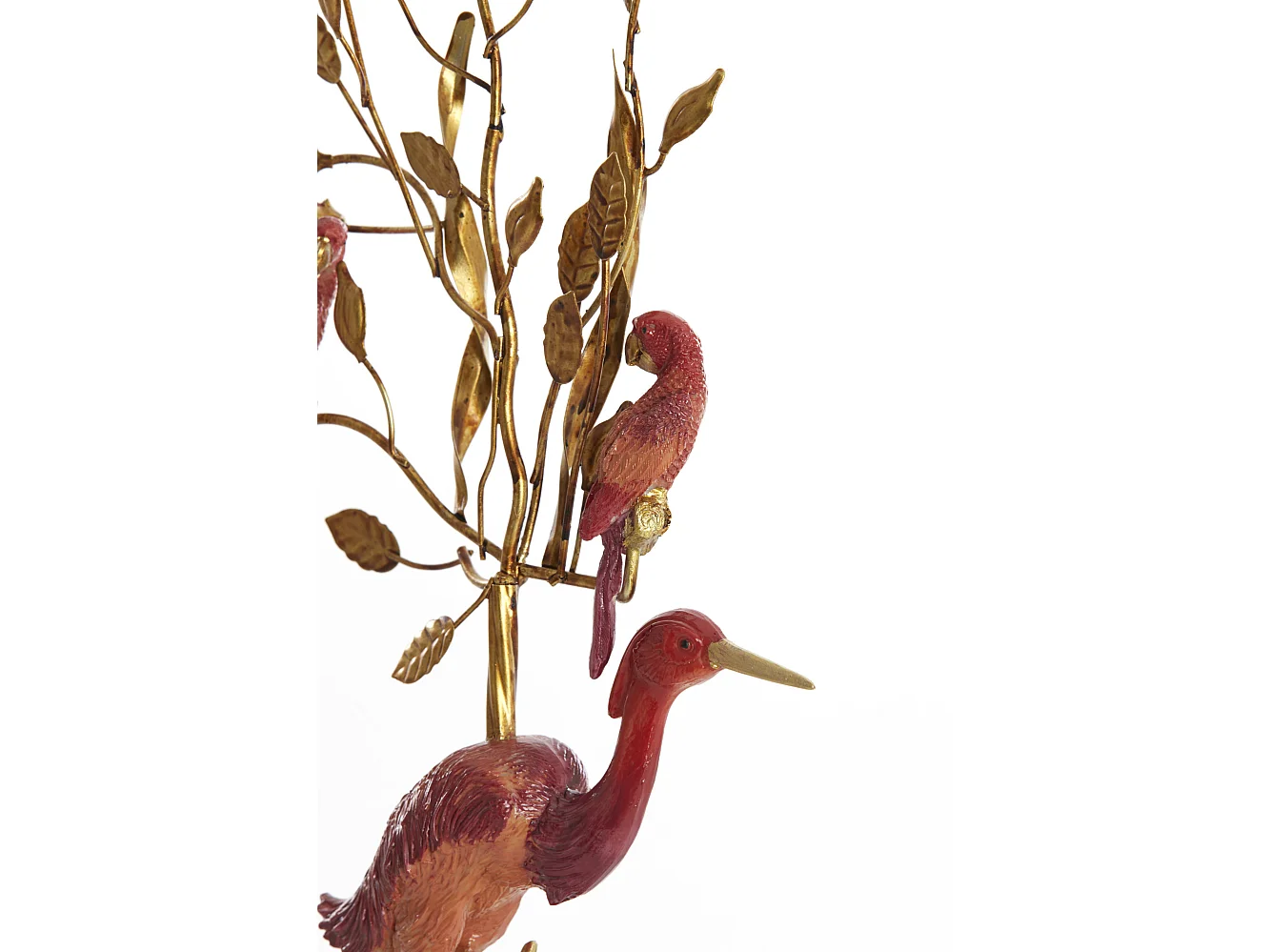 Kerzenständer HERON - 22x11x44cm - Rot