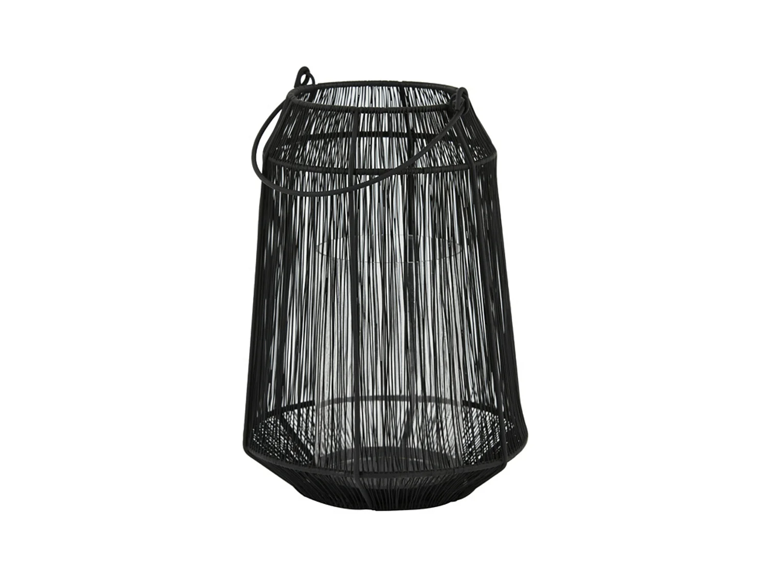 Lanterne ODINA - Ø24x36cm - Noir