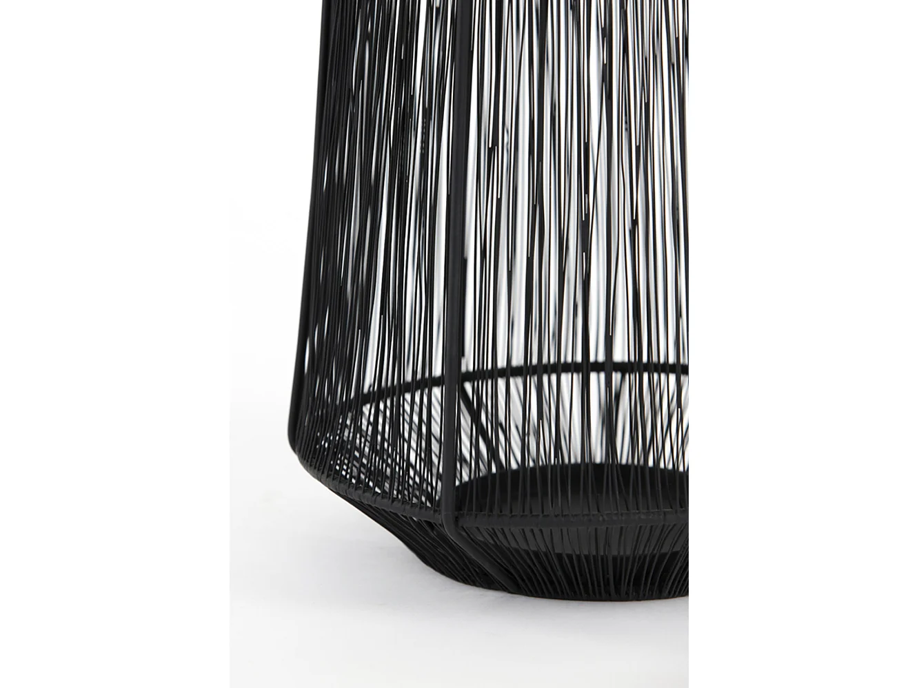 Lanterne ODINA - Ø24x36cm - Noir