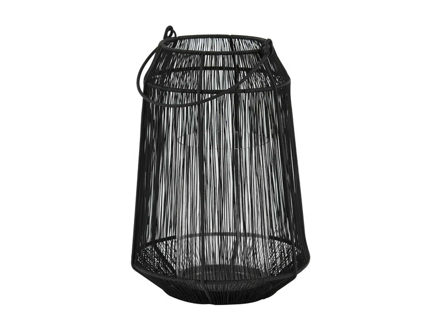 Lanterne ODINA - Ø24x36cm - Noir
