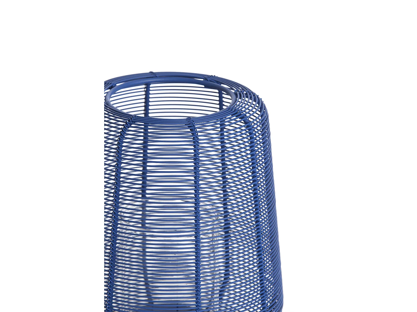 ADETA Laterne - Ø18x21cm - Blau