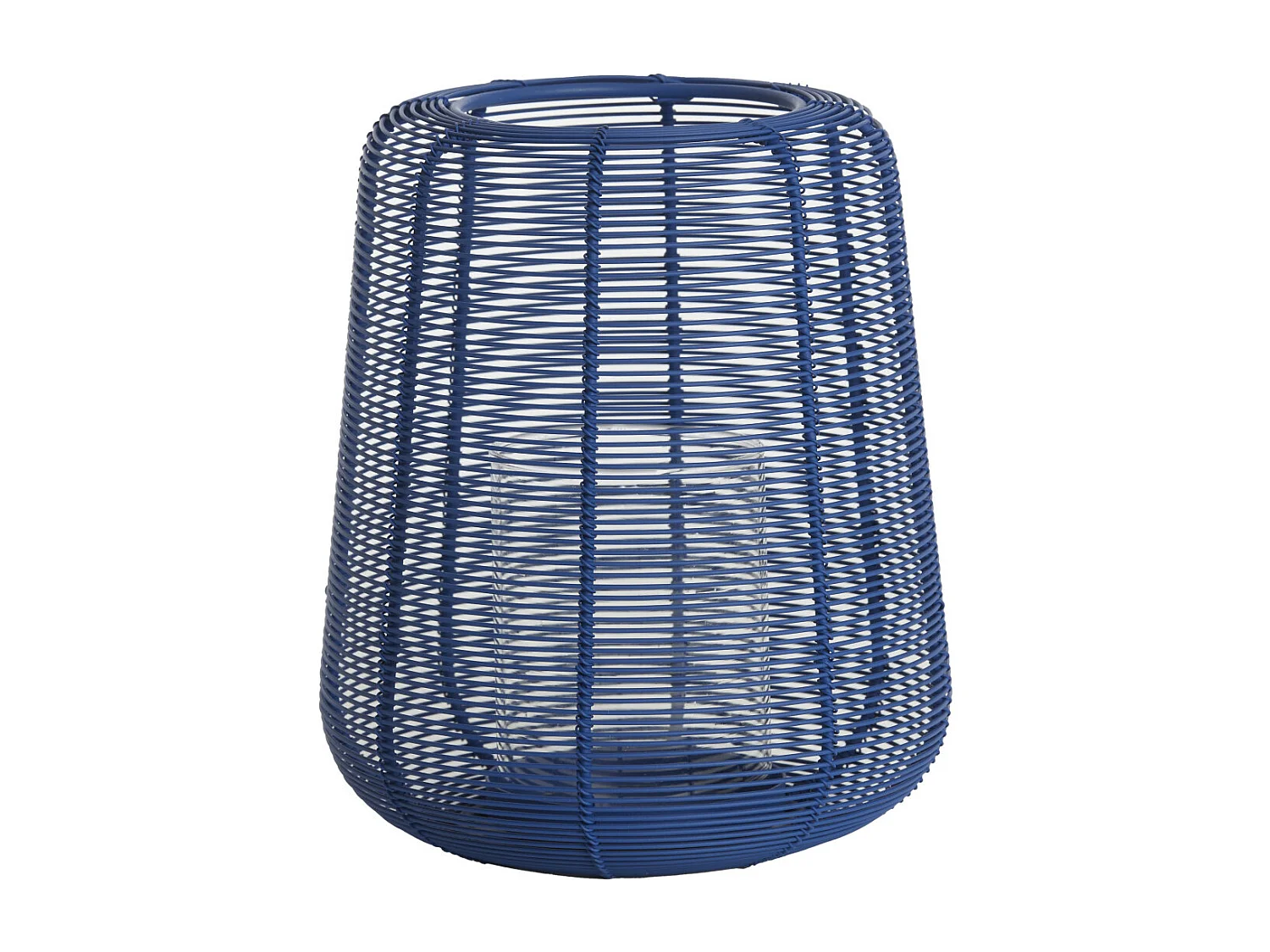Lanterne ADETA - Ø18x21cm - Bleu