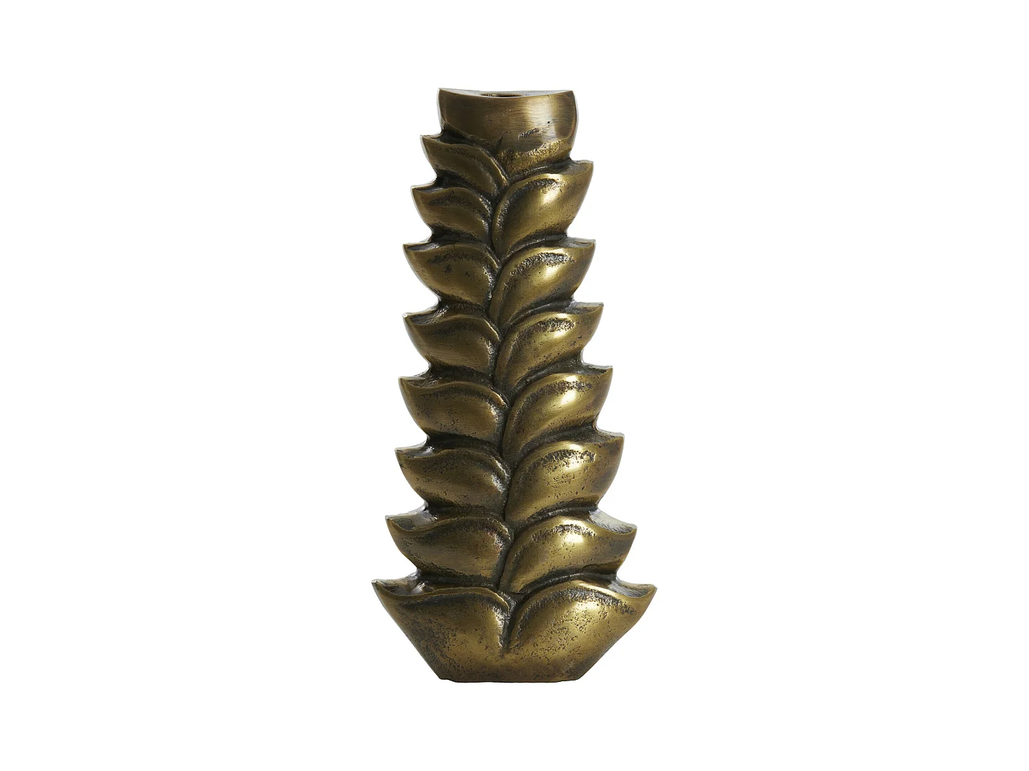 Bougeoir BATALIO - 16x7x30cm - Bronze
