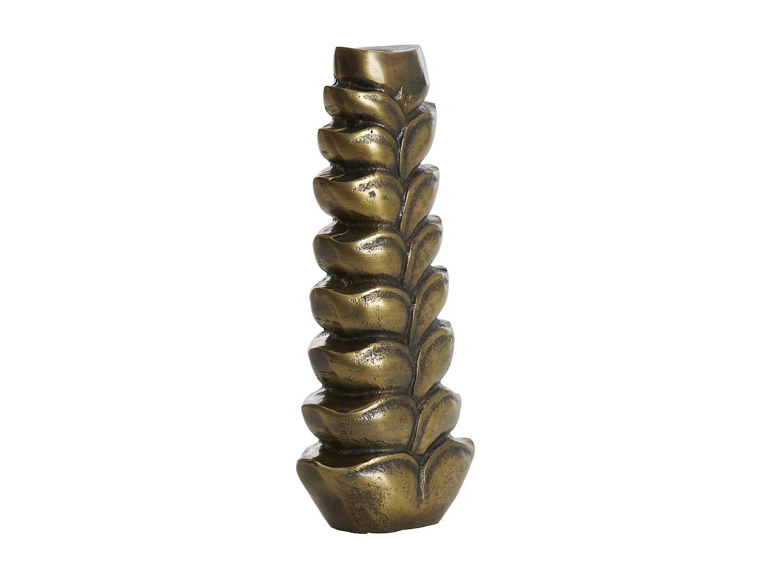 Bougeoir BATALIO - 16x7x30cm - Bronze