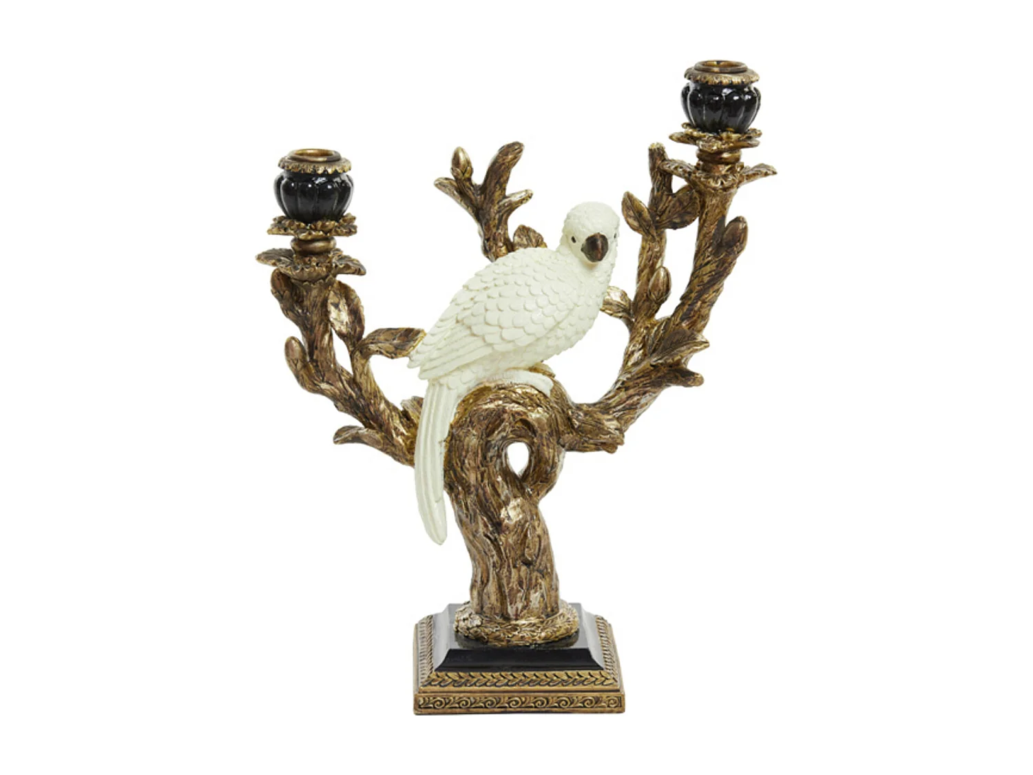 Candelabro NYASA - 29x12x35,5cm - Negro