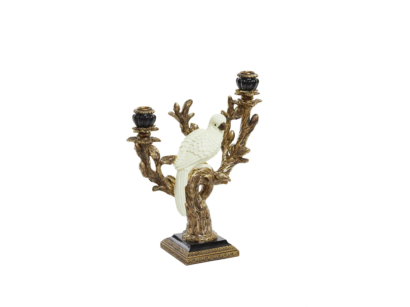 Candelabro NYASA - 29x12x35,5cm - Negro