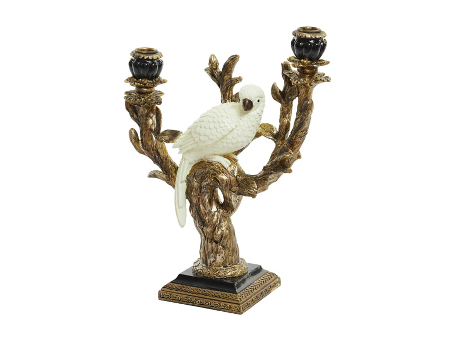 Candelabro NYASA - 29x12x35,5cm - Negro