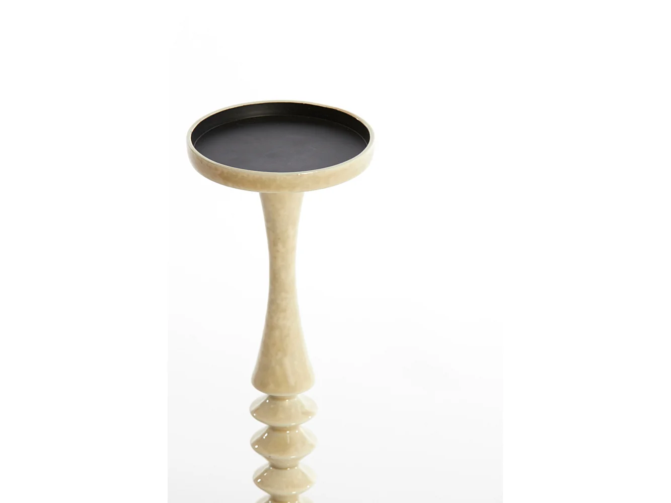 Bougeoir MISTRY - Ø11x40cm - Marron