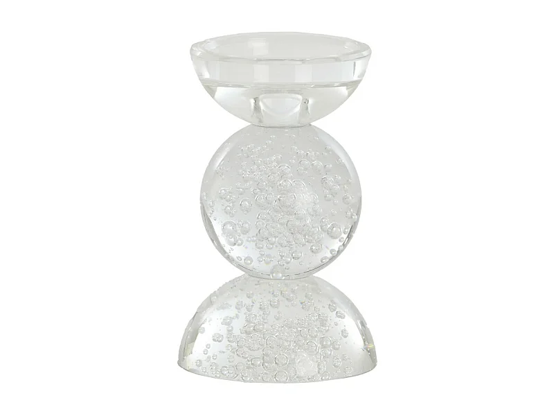 Candelabro ITINGA - Ø9,5x15,5cm - Transparente