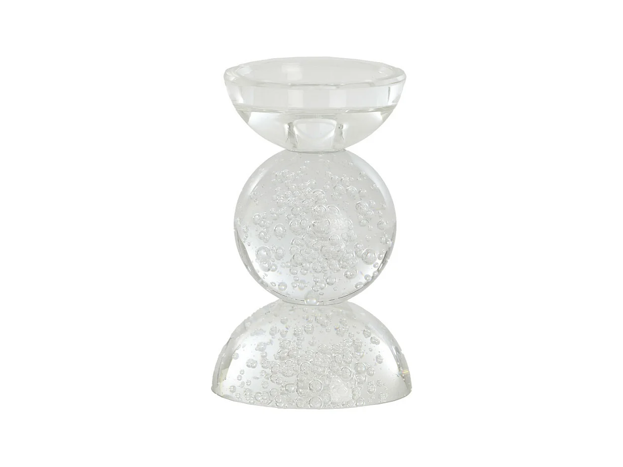 Bougeoir ITINGA - Ø9,5x15,5cm - Transparent