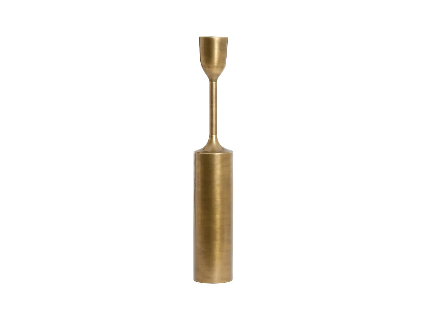 Bougeoir VELEZ - Ø13x77cm - Bronze