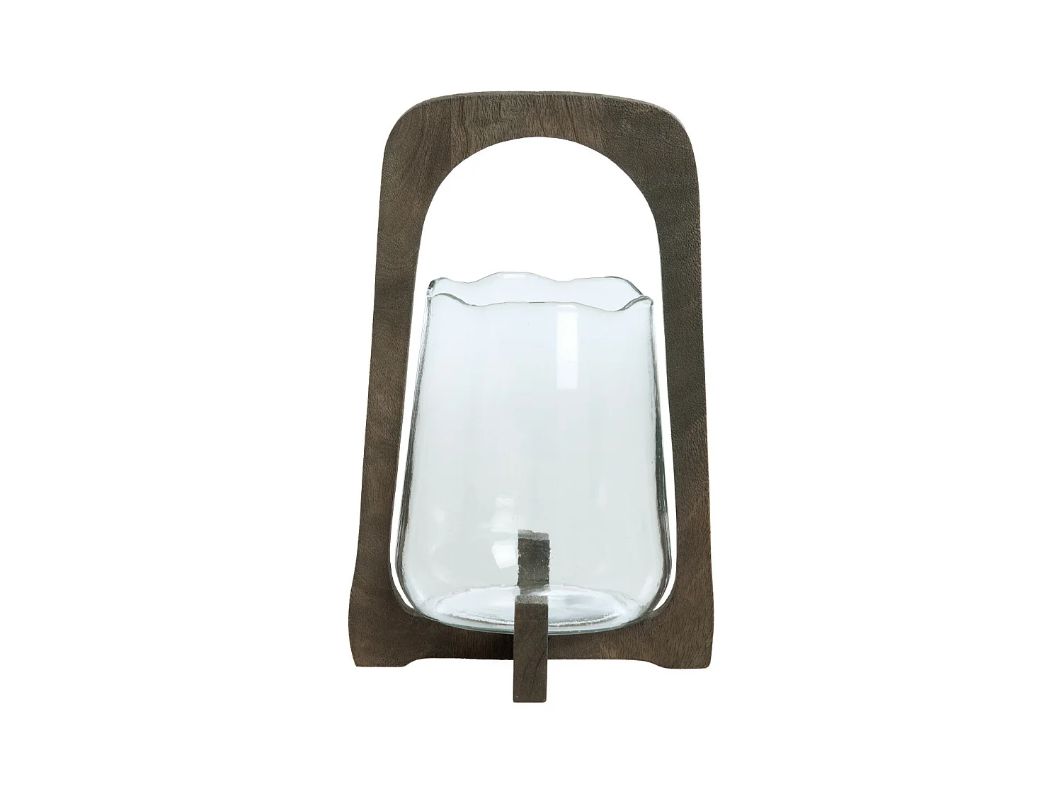 Lanterne ANOSY - Ø21,5x35cm - Marron