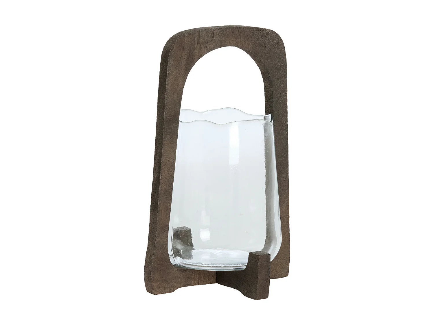 Lanterne ANOSY - Ø21,5x35cm - Marron